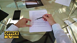 POV: Kristi Deeps Big Ass Gaped to the Limit in Office