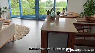 Knob pleasures with a pretty blond hair babe chick