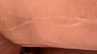 Neighbor wife showering and shaving her holes