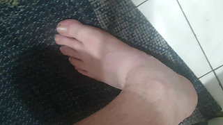 my feet after a nice shower