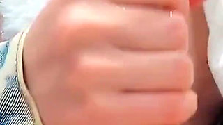 Neighbor Giving POV Cock Massage with Her Small Tits