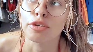 Cute teen anne solo anal masturbation