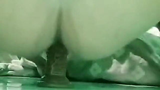 Sexy Filipina MILF Riding & Bouncing on a Dildo
