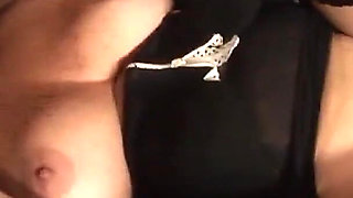 Interracial Gangbang Laura an Experienced Woman with Huge Breasts Gets Both Holes Stuffed