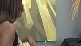 Hot Ebony Princess Takes the Black Cock