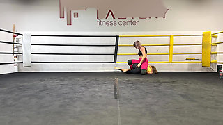 Competetive Female Wrestling with Ginger