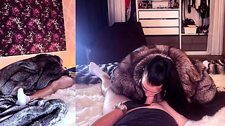 Fucking Instead of Partying My Secret Fetish in a Fur Coat