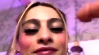 Big boobs webcam slut toys her asshole