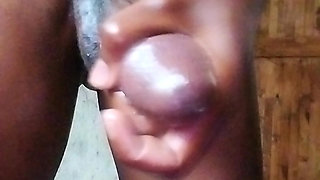 Horny hard oiley fat cock rubbing