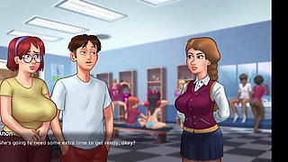 Judith and Anon first meeting in bathroom