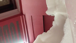 Skinny Girl Alone in Hydro Crazy to Take Dick