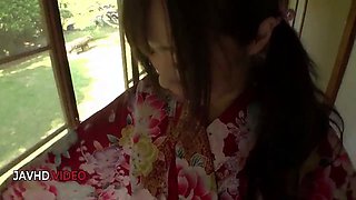 Hitomi Oki's Intense Pussy Filling After Seductive Japanese Blowjob Showdown