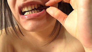 Giantess Stepsister Humiliates Tiny Stepbrother by Sucking Him Like a Candy Then Rubbing Him Against His