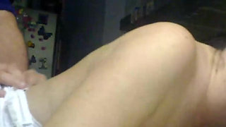 Hot MILF Rough Fucked While Sucking Dildo and Licking My Saliva