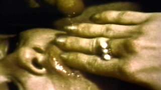 Green-tinted Cum Guzzlers Drain Studs in Retro 9-minute Orgy