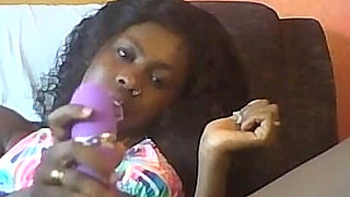 Black Pearl Purple Vibrator Fucking