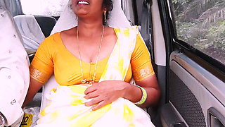 Indian Maid Car Sex with House Owner. Telugu Dirty Talks.