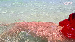 910 in Pantyhose Under Water