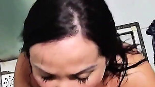 Stepson Takes Bath with His Careful Stepmom
