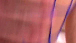 Roxana likes the juice in her mouth