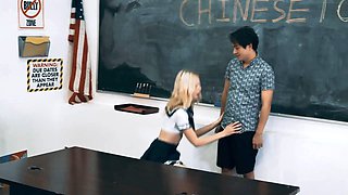 Whorey Chloe Cherry fucks her china tutor during class- psychoporn.net