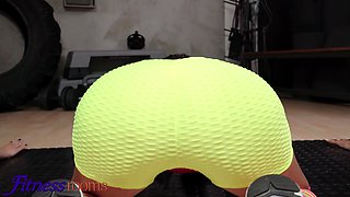 Yoga session gone wrong: wild lesbian threesome with intense scissoring and facesitting