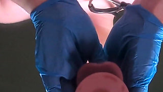 Nurse Lexi's Cum Collection POV: Ass and Tits Pressed on Glass - Handjob, Titfuck, BJ, Wild Ride and Facial