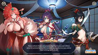 Harem Fantasy - Kinky Ninja Scroll Gameplay Part 1 - Entering the Village of Kagura
