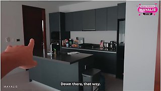 Cheating With The Horny Maid While My Wife Was Out Running Errands