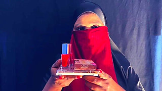 Desi Hijab Big Milk Sales Girl Leashed