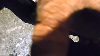 Drinking Piss and Sucking Cock Outside
