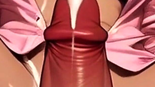 Pretty Korean Stepdaughter Plays Footsie with Your Huge Cock