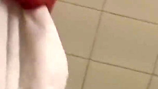 Chubby girl fucking in the bathroom