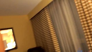 Busty cosplay fetish brunette nurse sucks cock pov