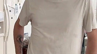 Cheating Busty Hot Blonde Gets Her Pussy Filled by Plumber and Her Boyfriend