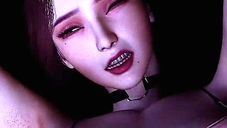 Sexy Asian Girl Victory Standing Fuck