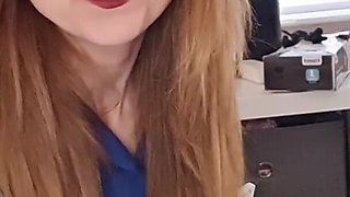 Nurse Clinical Trial Degradation with Rough Hand Job and Pegging Punishment
