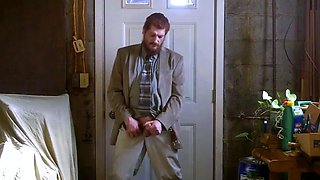 Big-Cock Israeli Daddy Strokes in Suit