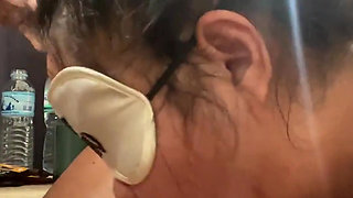 Monster Deepthroat Sloppy and Messy Asian