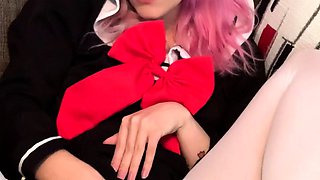 Cute teen solo scene stockings sybian orgasm