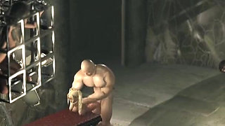 Beautiful girl teen gets fucked hard by big monster in the dark dungeon