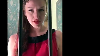 Vivienne L'amour - Caged Sissy Cuck POV