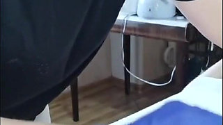 Waxing a Woman's Moaning Pussy