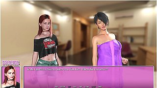 Summer In The City 2 Lesbian Visual Novel Gameplay [hd]