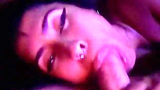 Hot Latina Sucking Big Dick for Hours After Party