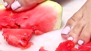 Orion Raye watermelon toes