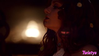 Raunchy redhead babe horny xxx movie