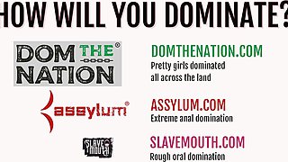 Foot worship and anal domination from her master