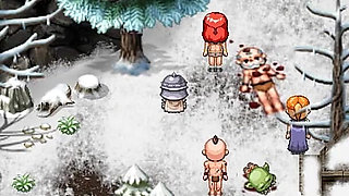 Warming up with a Pregnant Woman in the Snow