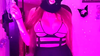 Artemisia Love Sexy Outfit and Balaclava Smoking Session for You